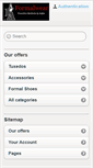 Mobile Screenshot of iaformalwear.com